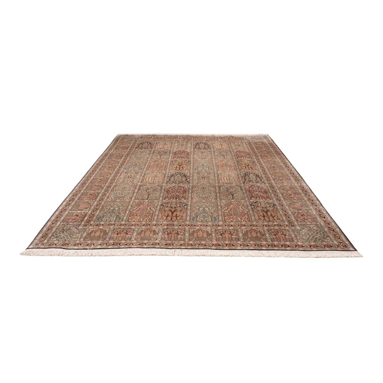 Seidenteppich - Kaschmir Seide - 315 x 214 cm - hellbeige
