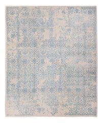 Designer Teppich - 289 x 241 cm - hellblau