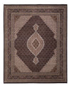 Indo Täbriz Teppich 250x305cm - Orientteppich - Rechteckig / Dunkelbeige / 250 x 305 cm Rechteckig