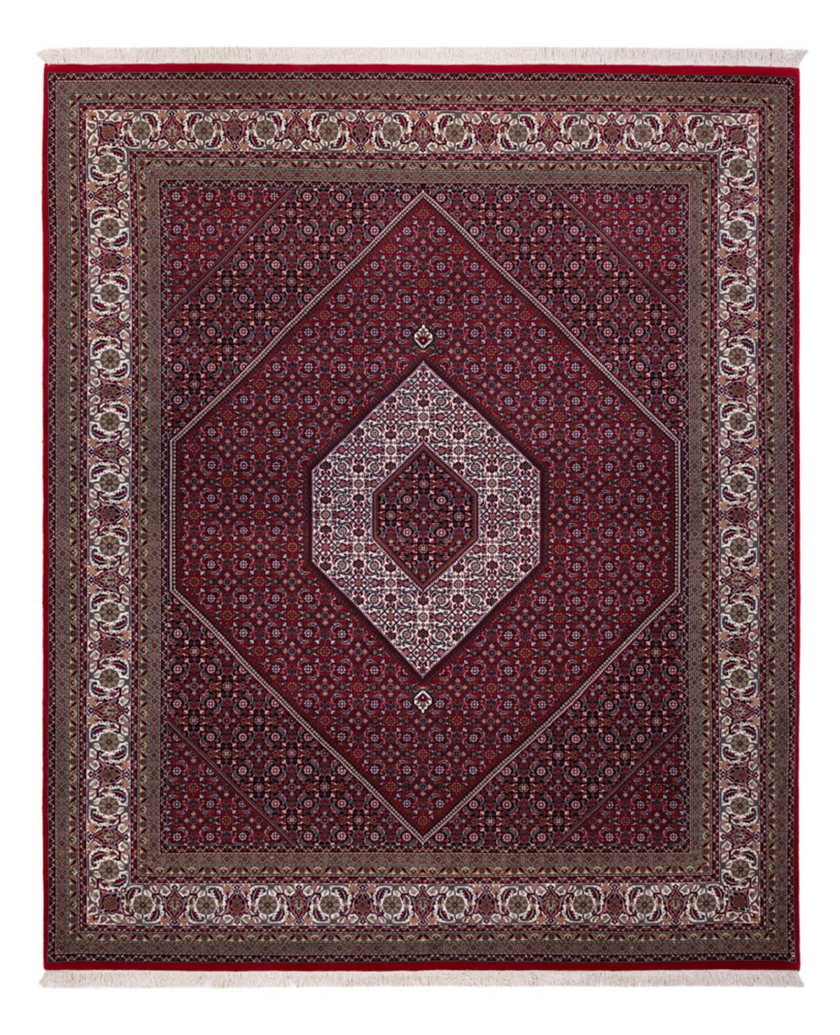 Orientteppich - Bidjar - Indus - 305 x 251 cm - dunkelrot