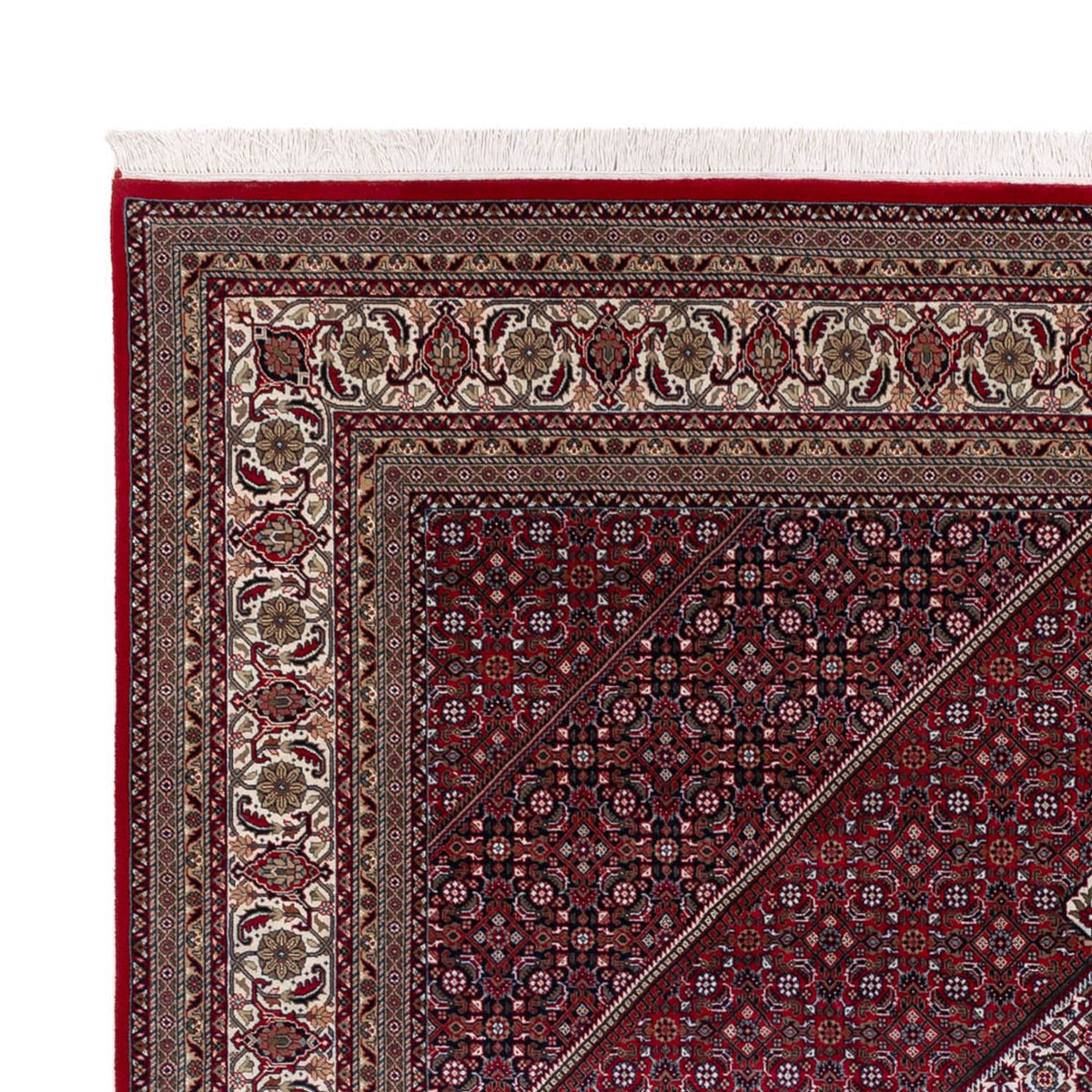 Orientteppich - Bidjar - Indus - 300 x 247 cm - dunkelrot