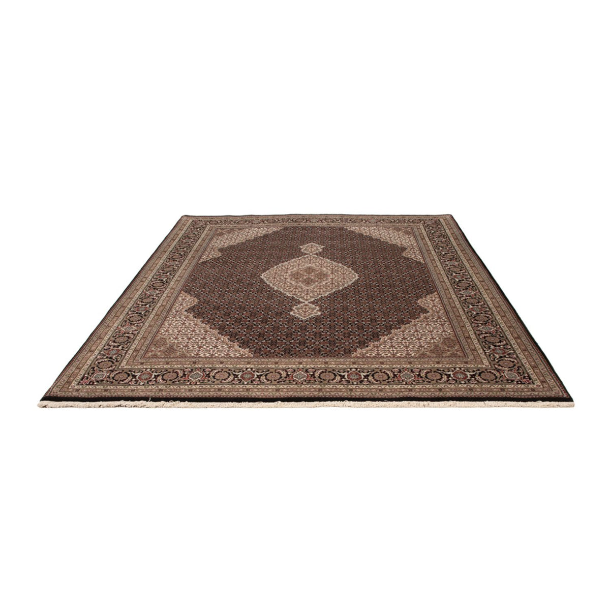 Orientteppich - Täbriz - 259 x 203 cm - dunkelbeige