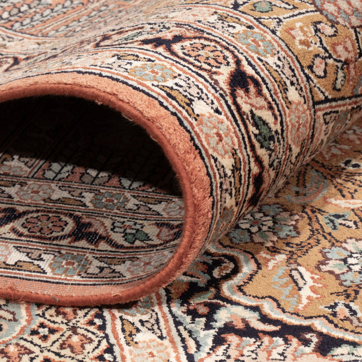 Seidenteppich - Kaschmir Seide - 307 x 250 cm - mehrfarbig