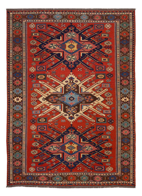 Kelim Teppich - Oriental - Soumak - 282 x 198 cm - rot