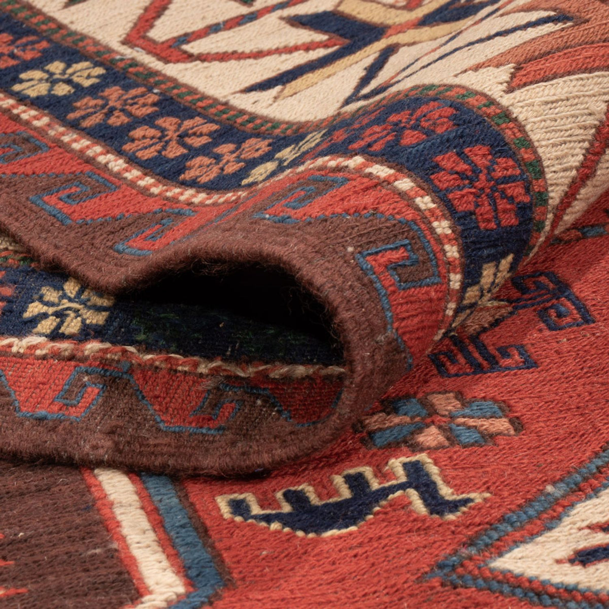 Kelim Teppich - Oriental - Soumak - 282 x 198 cm - rot