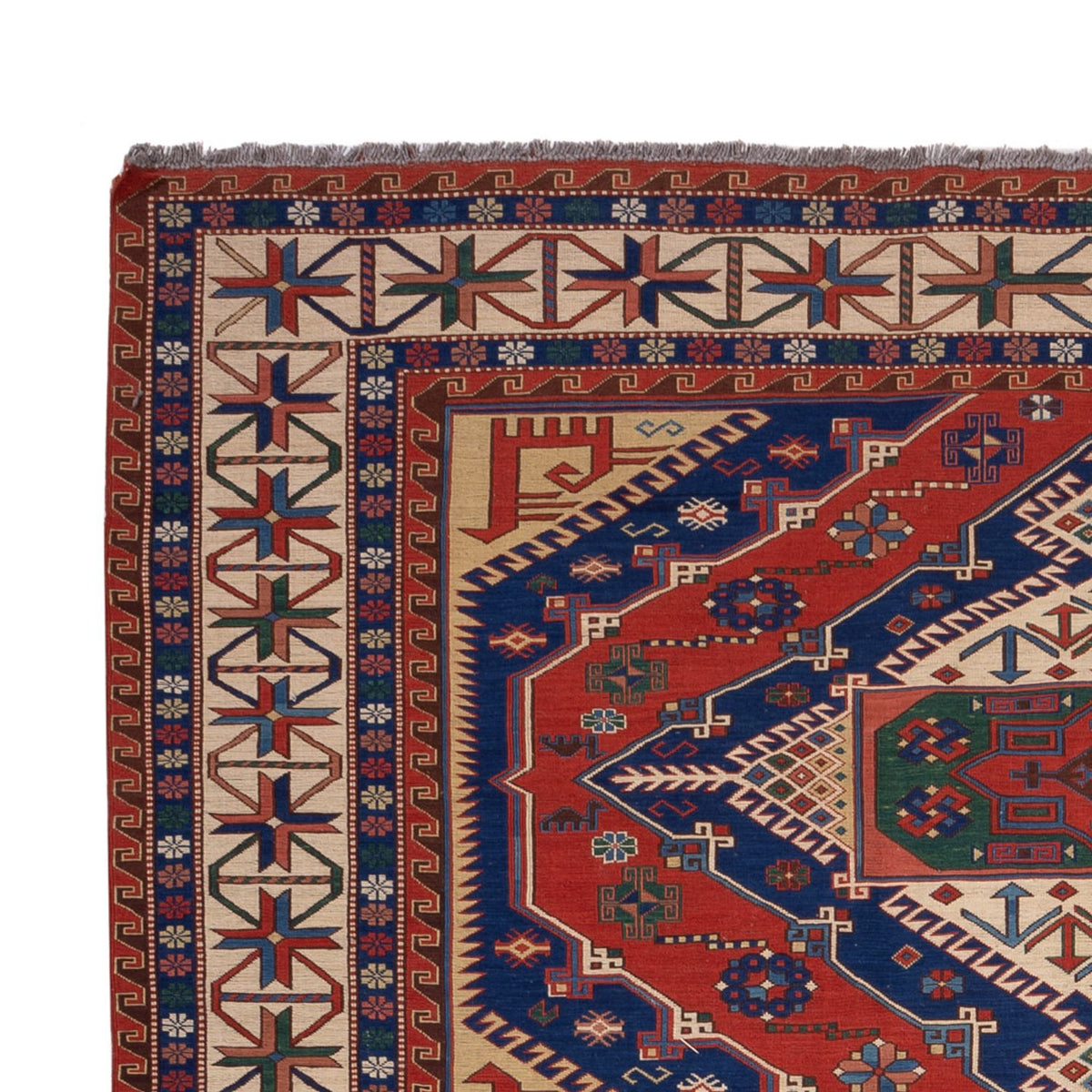 Kelim Teppich - Oriental - Soumak - 320 x 212 cm - rot