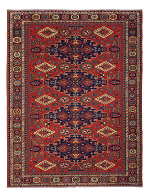 Kelim Teppich - Oriental - Soumak - 318 x 241 cm - rot