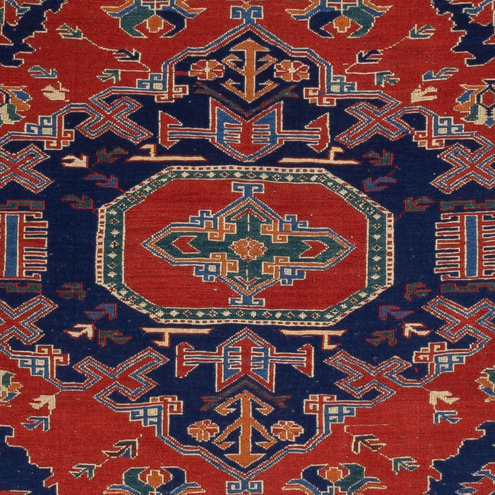 Kelim Teppich - Oriental - Soumak - 263 x 178 cm - rot