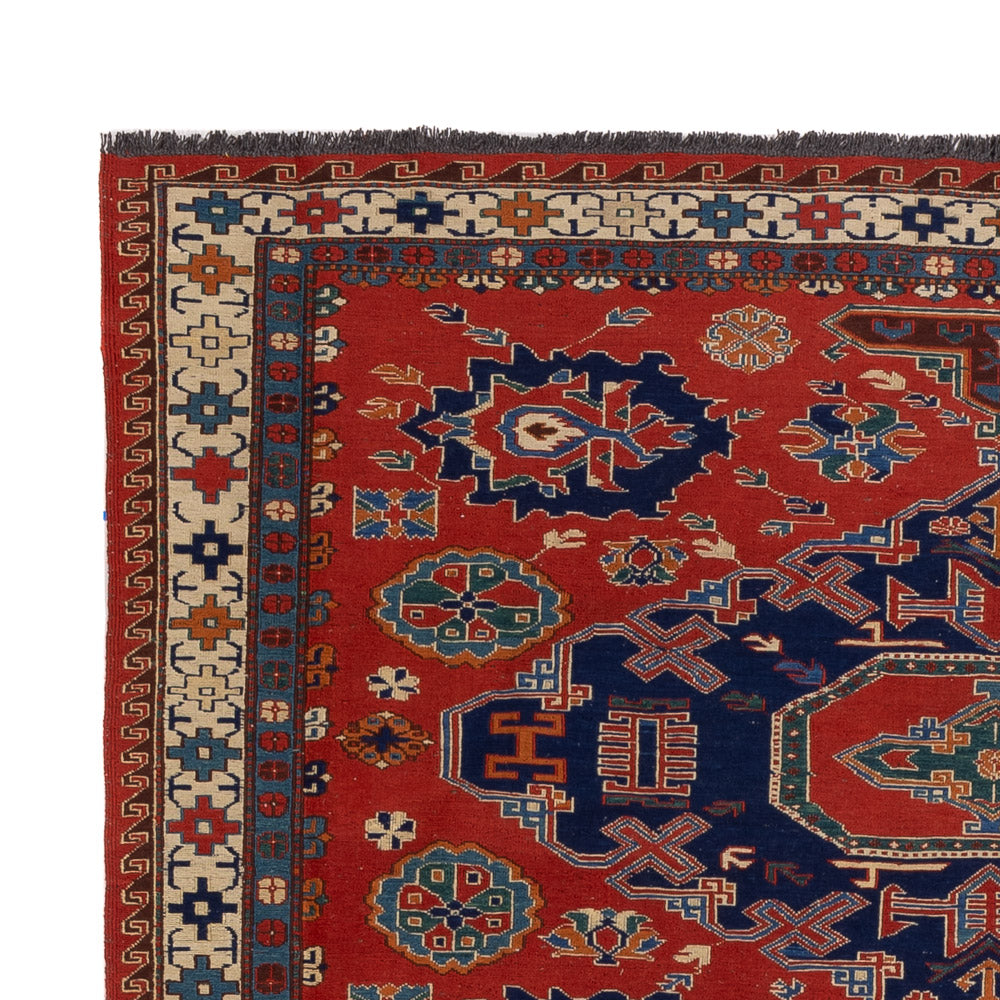 Kelim Teppich - Oriental - Soumak - 263 x 178 cm - rot