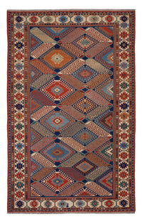 Kelim Teppich - Oriental - Soumak - 291 x 189 cm - mehrfarbig