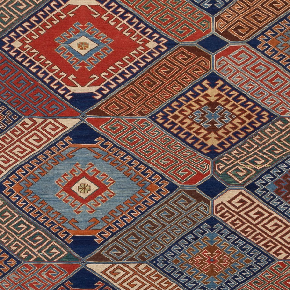 Kelim Teppich - Oriental - Soumak - 291 x 189 cm - mehrfarbig