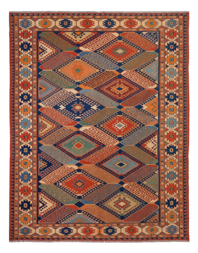 Kelim Afghan Teppich 205x272cm