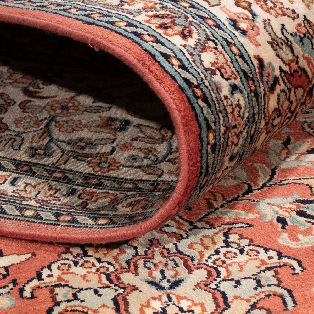 Seidenteppich - Kaschmir Seide - 268 x 184 cm - hellrot