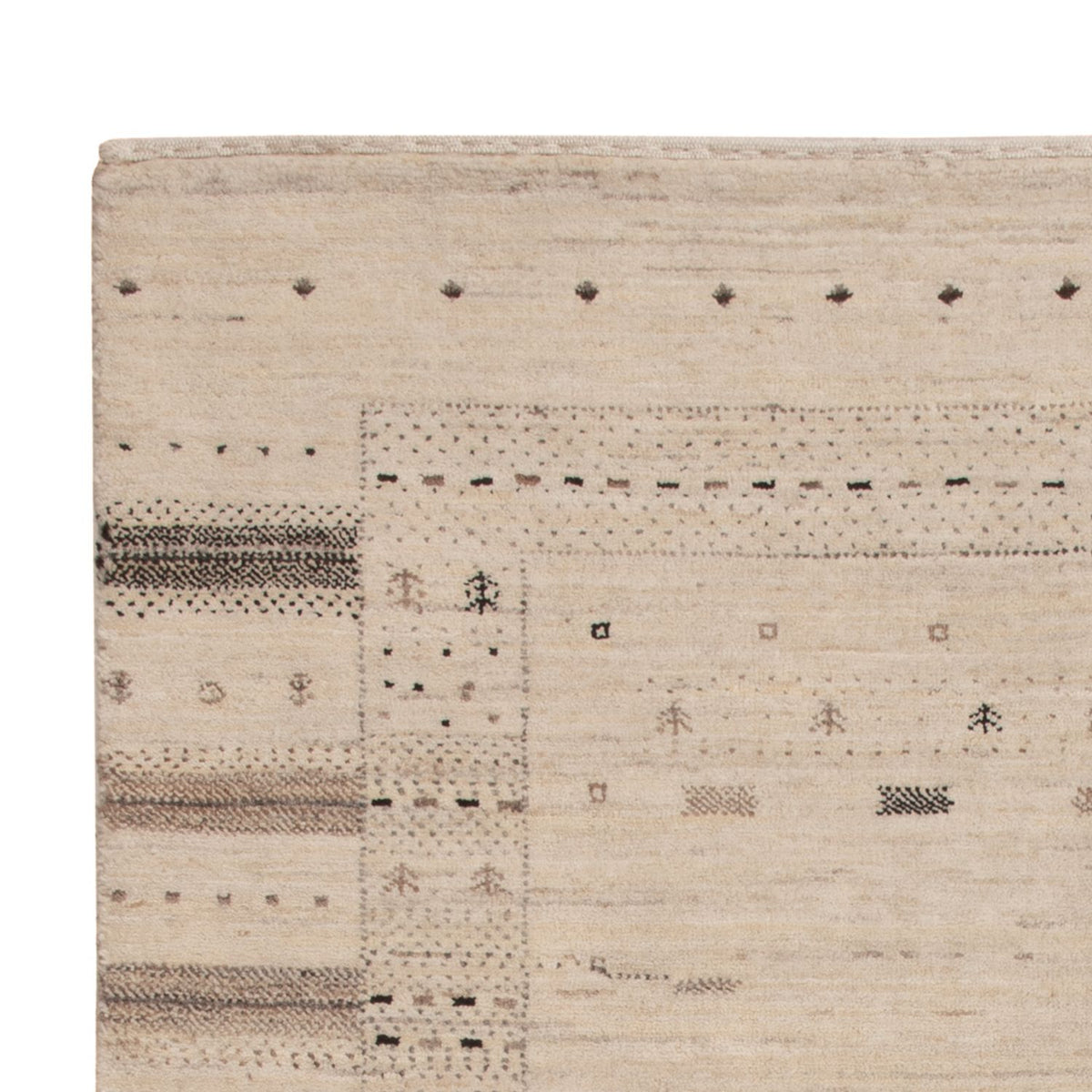 Gabbeh Teppich - Loribaft Indus - 153 x 108 cm - beige