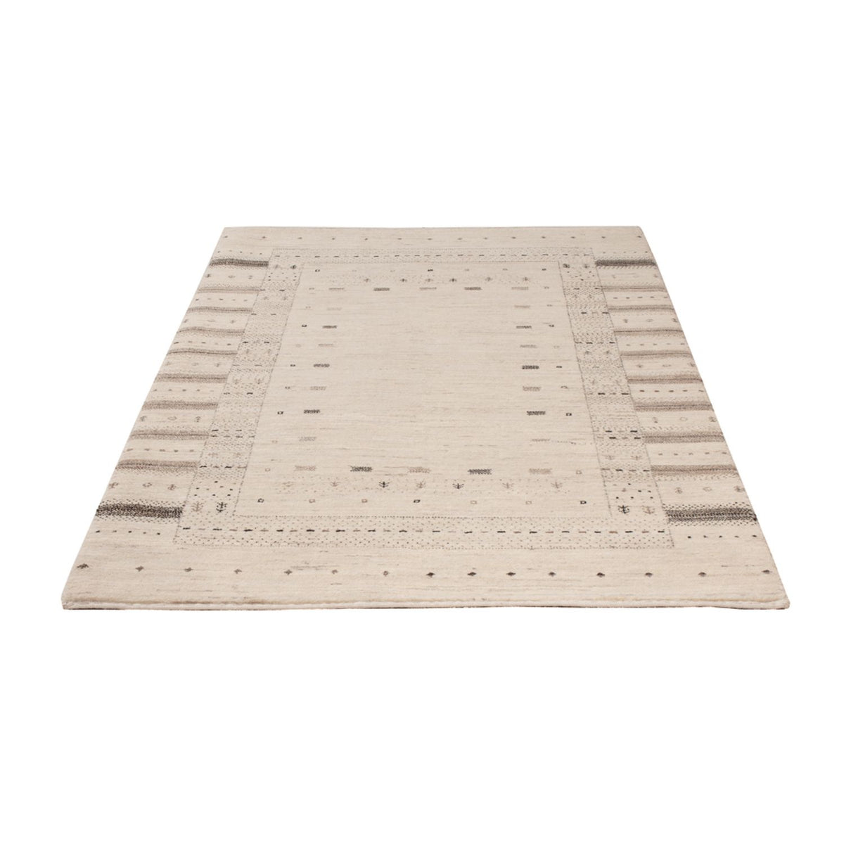 Gabbeh Teppich - Loribaft Indus - 153 x 108 cm - beige