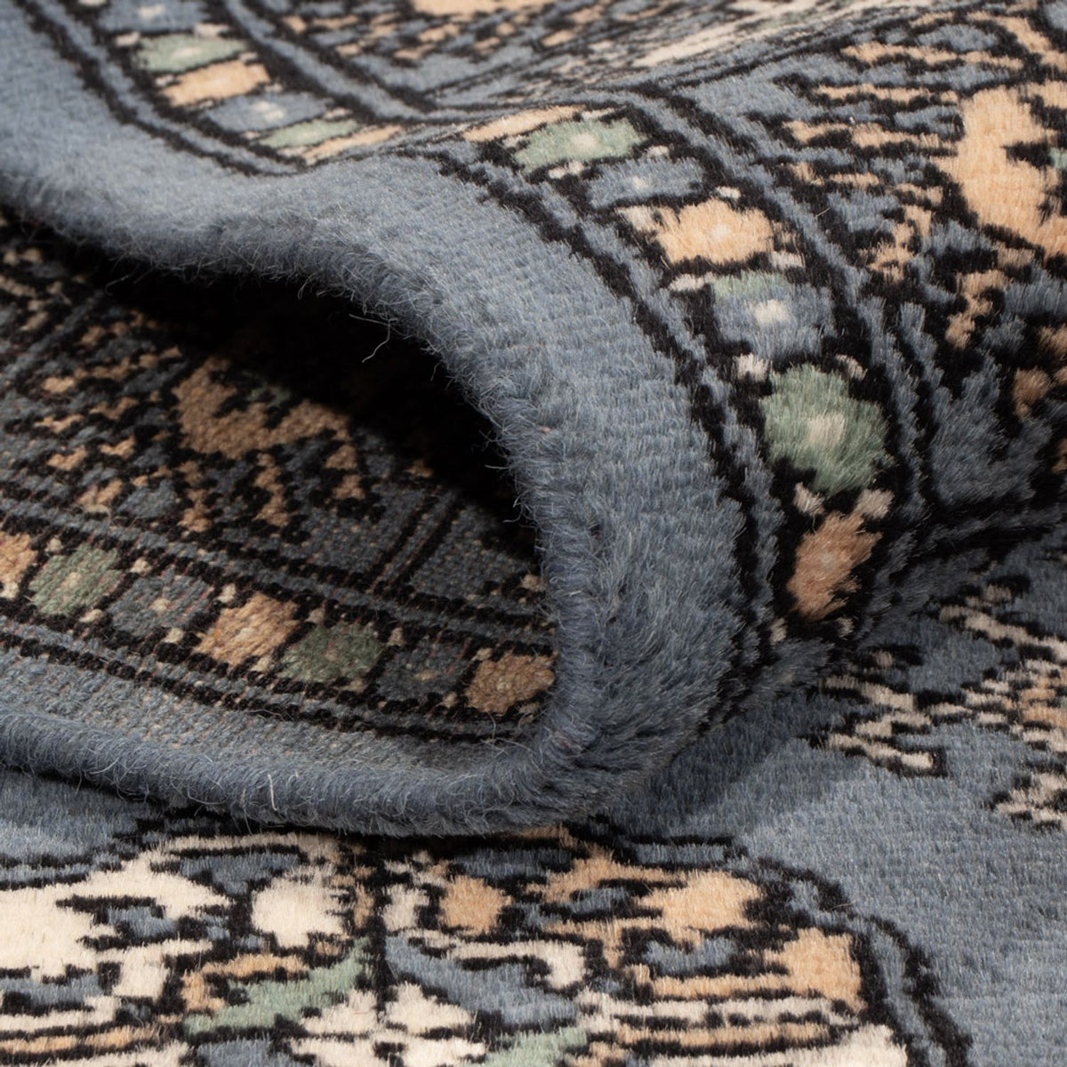 Pakistan Teppich - 160 x 96 cm - hellblau