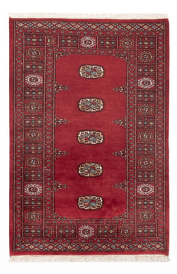 Pakistan Teppich - 132 x 89 cm - rot
