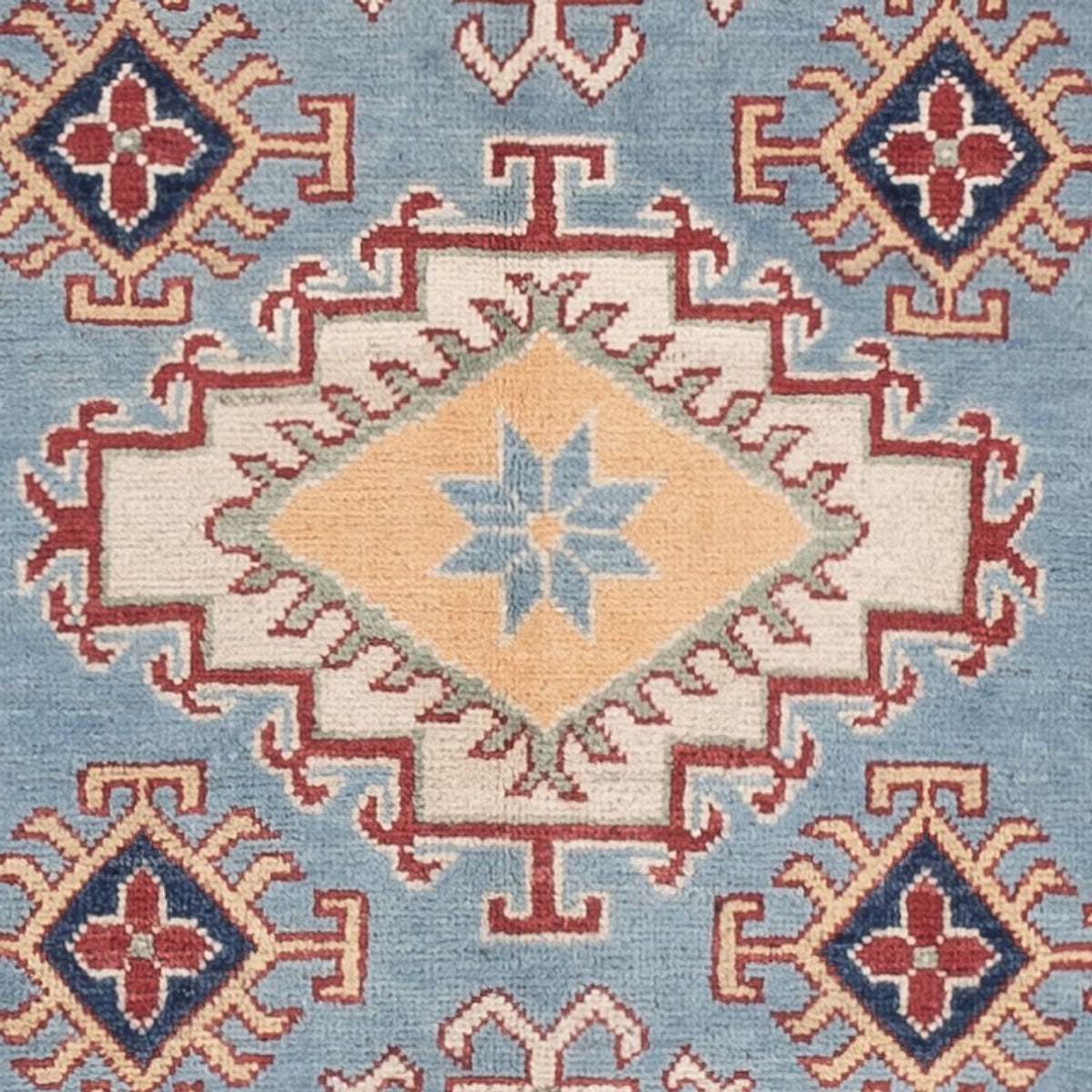 Ziegler Teppich - Kazak - 180 x 120 cm - hellblau