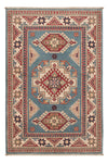 Kazak Teppich 96x146cm - Orientteppich - Rechteckig / Hellblau / 96 x 146 cm Rechteckig