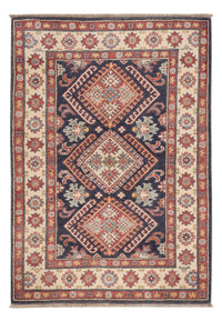 Ziegler Teppich - Kazak - 147 x 99 cm - dunkelblau