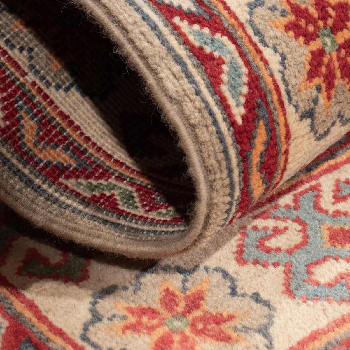 Ziegler Teppich - Kazak - 126 x 81 cm - hellgrün