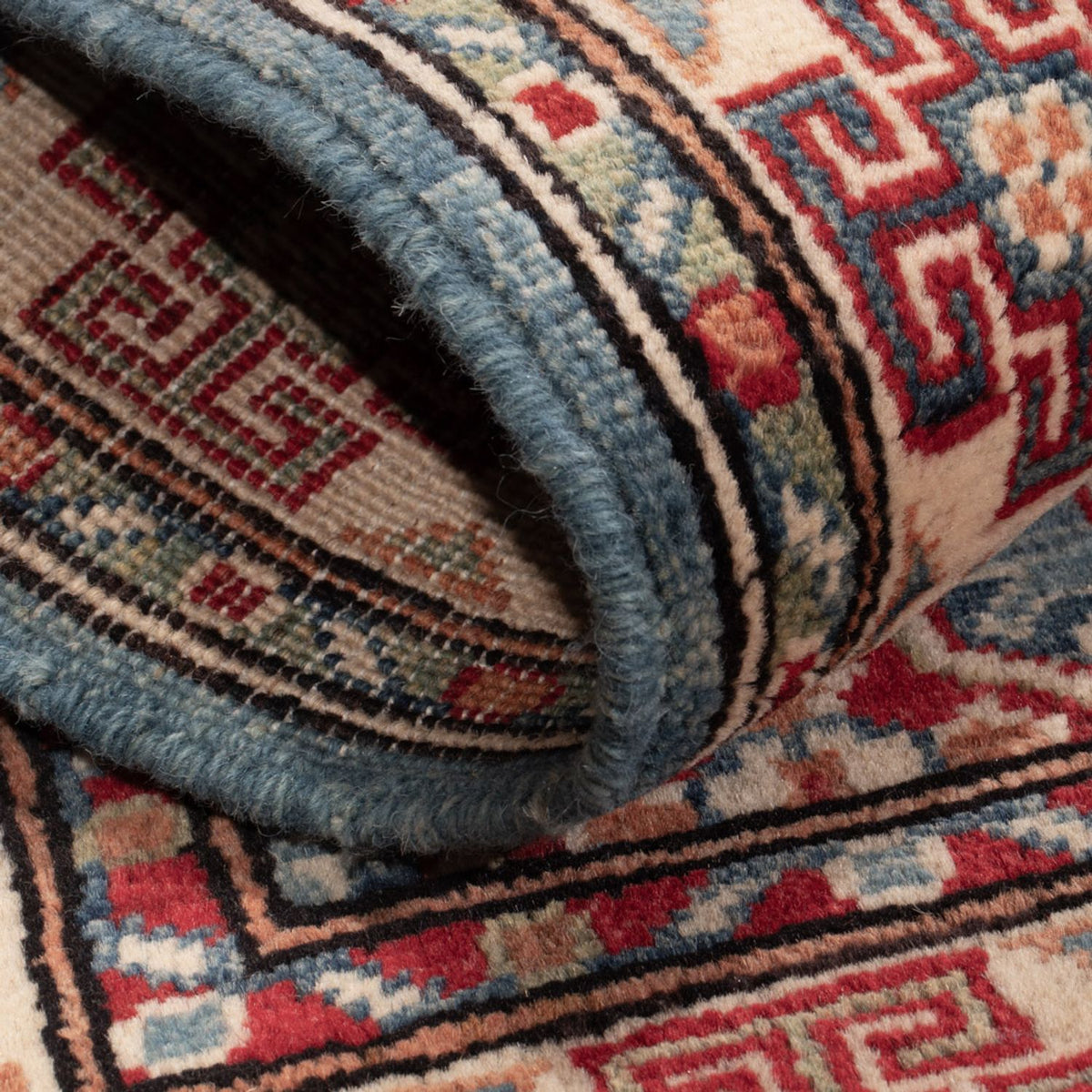 Ziegler Teppich - Kazak - 128 x 82 cm - hellblau