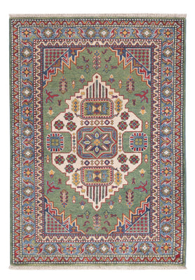 Ziegler Teppich - Kazak - 144 x 101 cm - grün