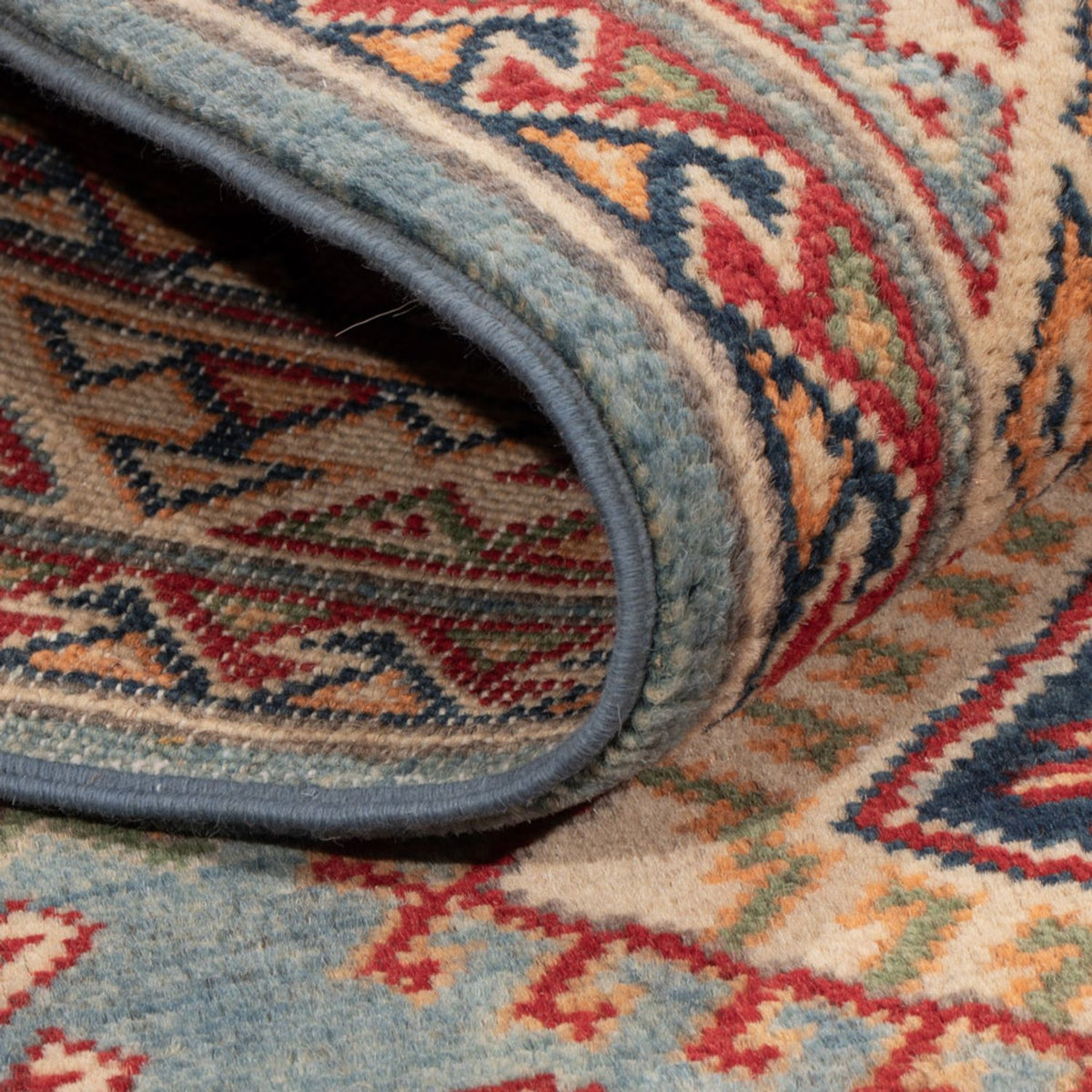 Ziegler Teppich - Kazak - 185 x 120 cm - hellblau