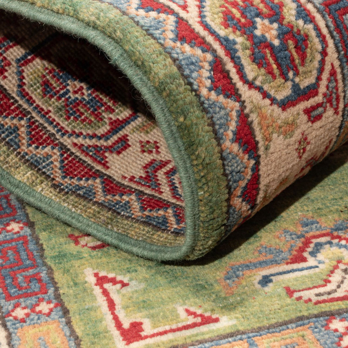 Ziegler Teppich - Kazak - 139 x 102 cm - grün