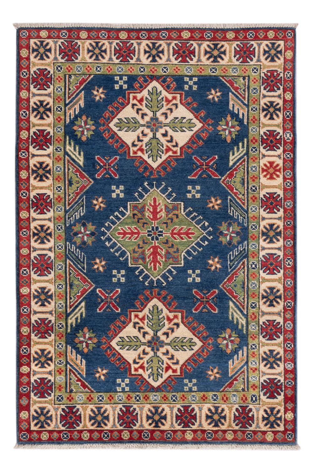 Ziegler Teppich - Kazak - 152 x 98 cm - blau