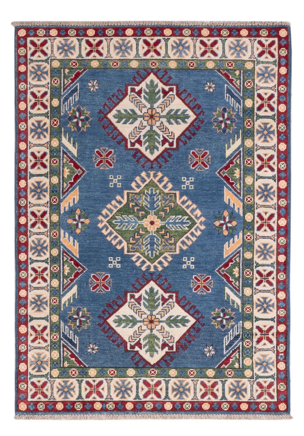 Ziegler Teppich - Kazak - 142 x 101 cm - blau