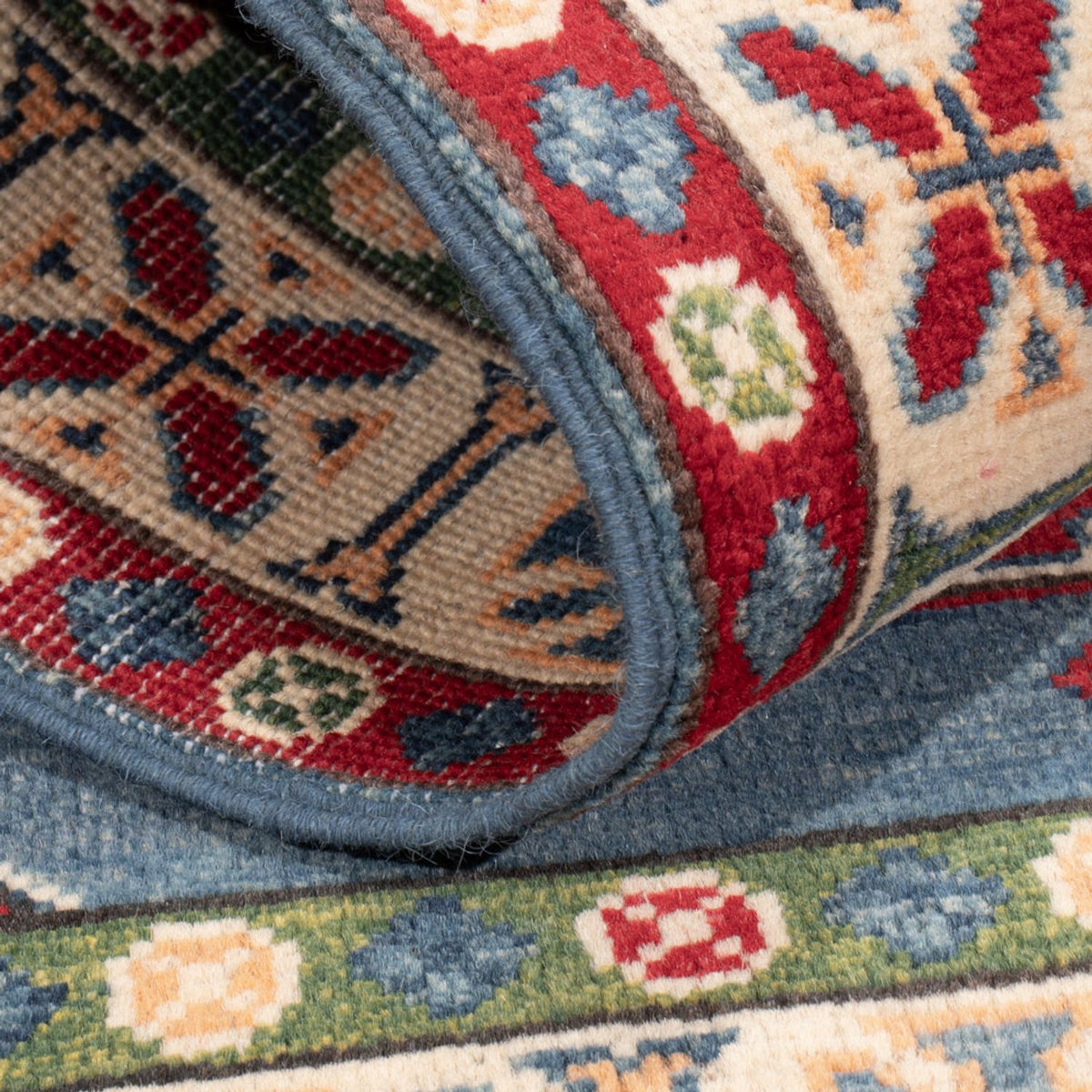 Ziegler Teppich - Kazak - 142 x 101 cm - blau