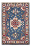 Kazak Teppich 120x182cm - Orientteppich - Rechteckig / Blau / 120 x 182 cm Rechteckig