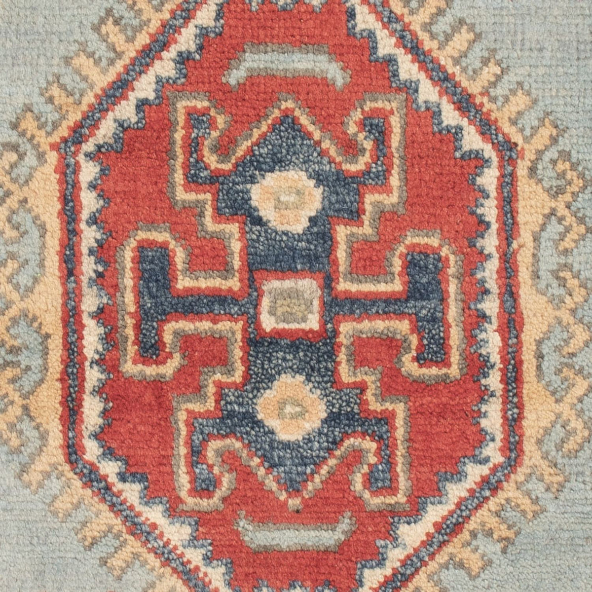 Ziegler Teppich - Kazak - 96 x 60 cm - hellblau