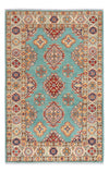Kazak Teppich 91x150cm - Orientteppich - Rechteckig / Hellblau / 91 x 150 cm Rechteckig