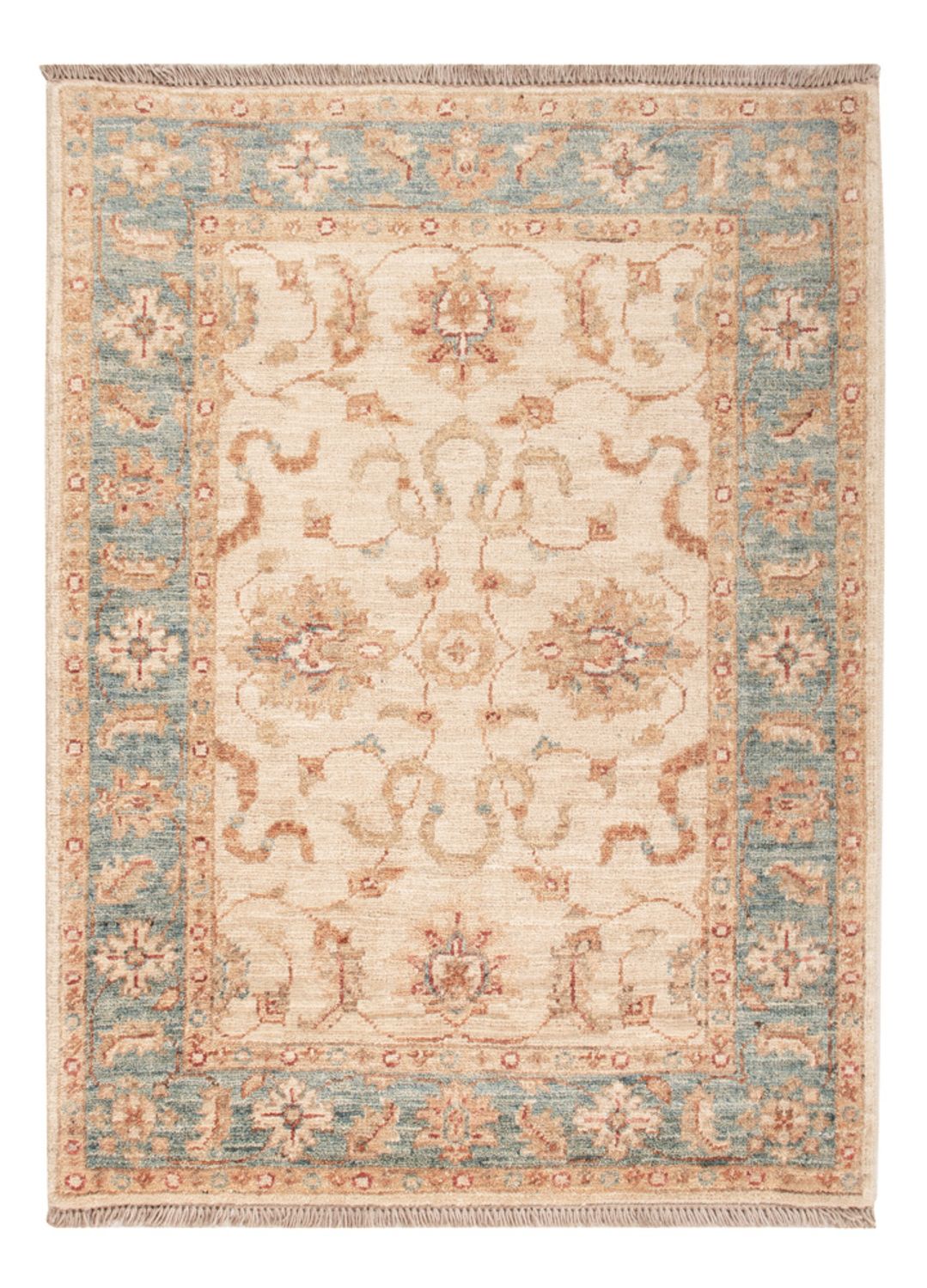 Ziegler Teppich - 94 x 71 cm - beige