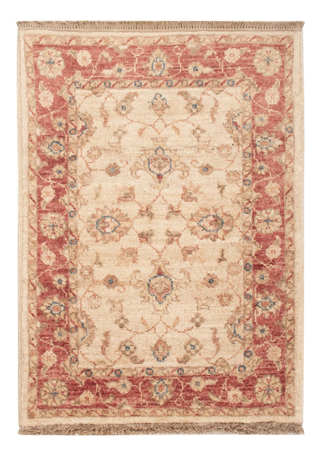 Ziegler Teppich - 84 x 62 cm - beige