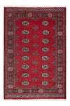 Pakistan Teppich 126x185cm - Orientteppich - Rechteckig / Rot / 126 x 185 cm Rechteckig