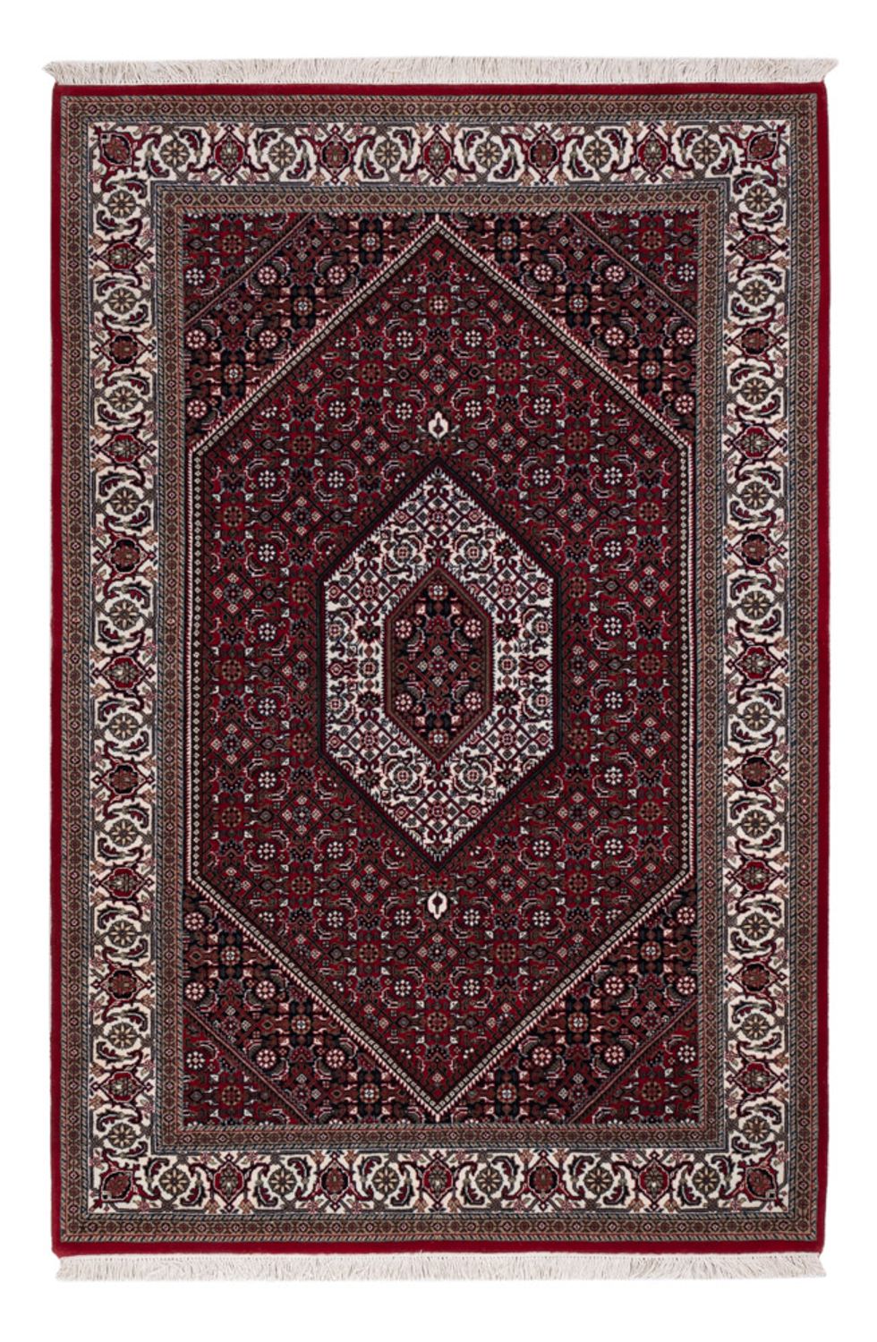 Orientteppich - Bidjar - Indus - 185 x 122 cm - dunkelbeige