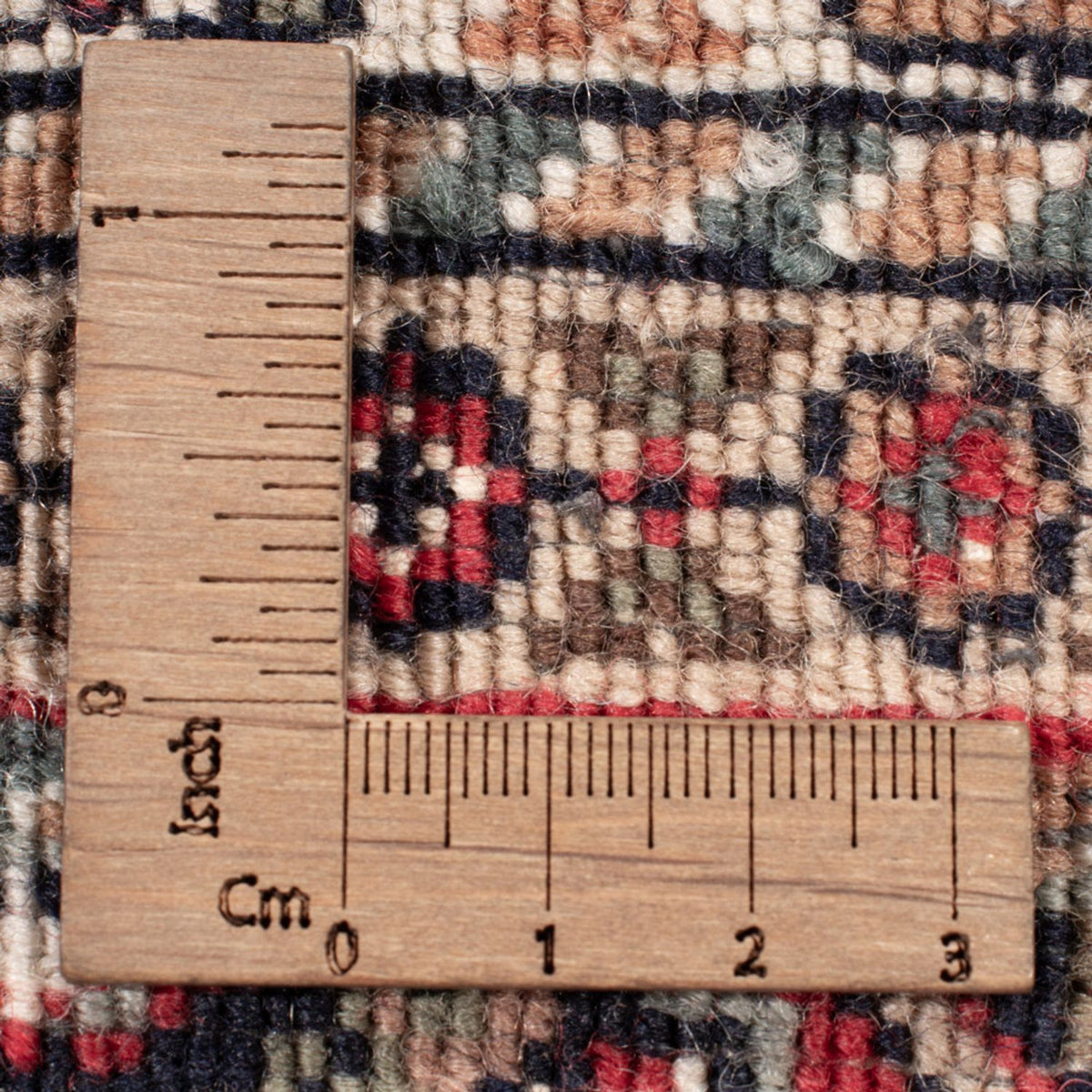 Orientteppich - Bidjar - Indus - 182 x 123 cm - dunkelbeige