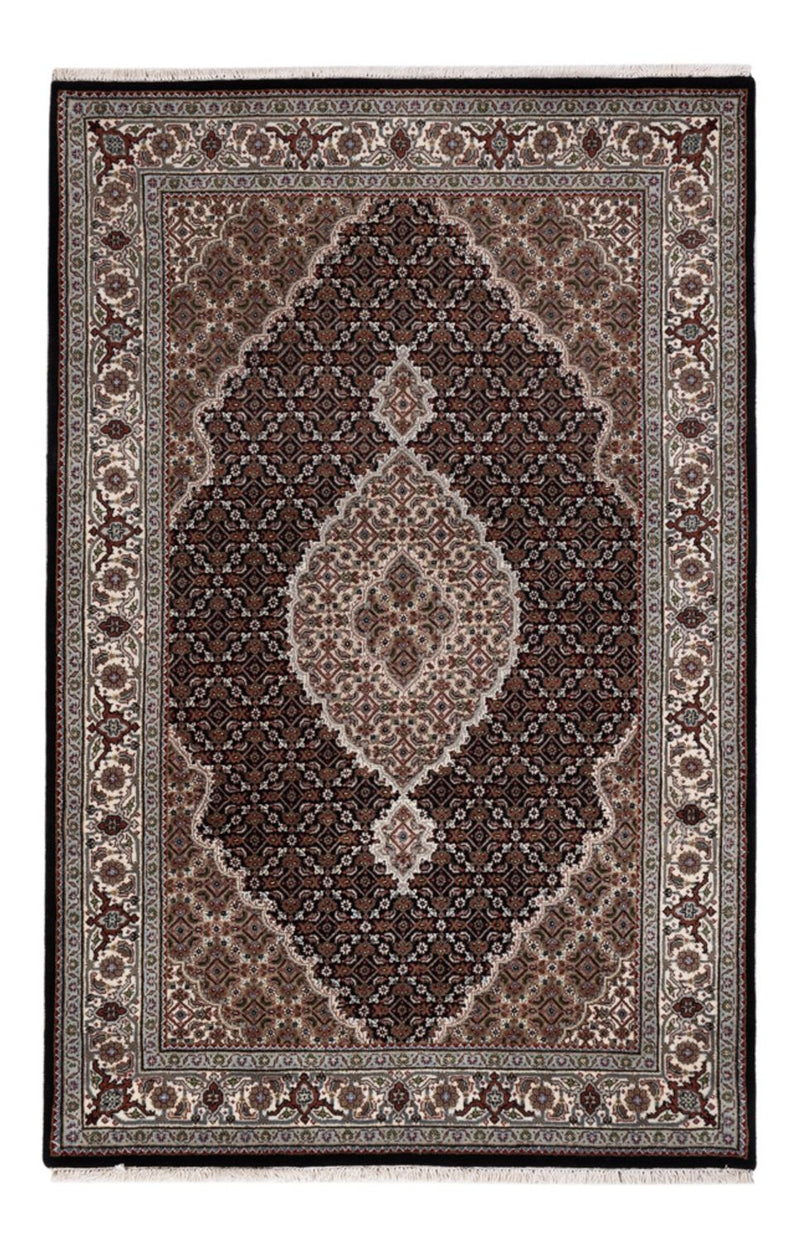 Orientteppich - Täbriz - 188 x 123 cm - dunkelbeige