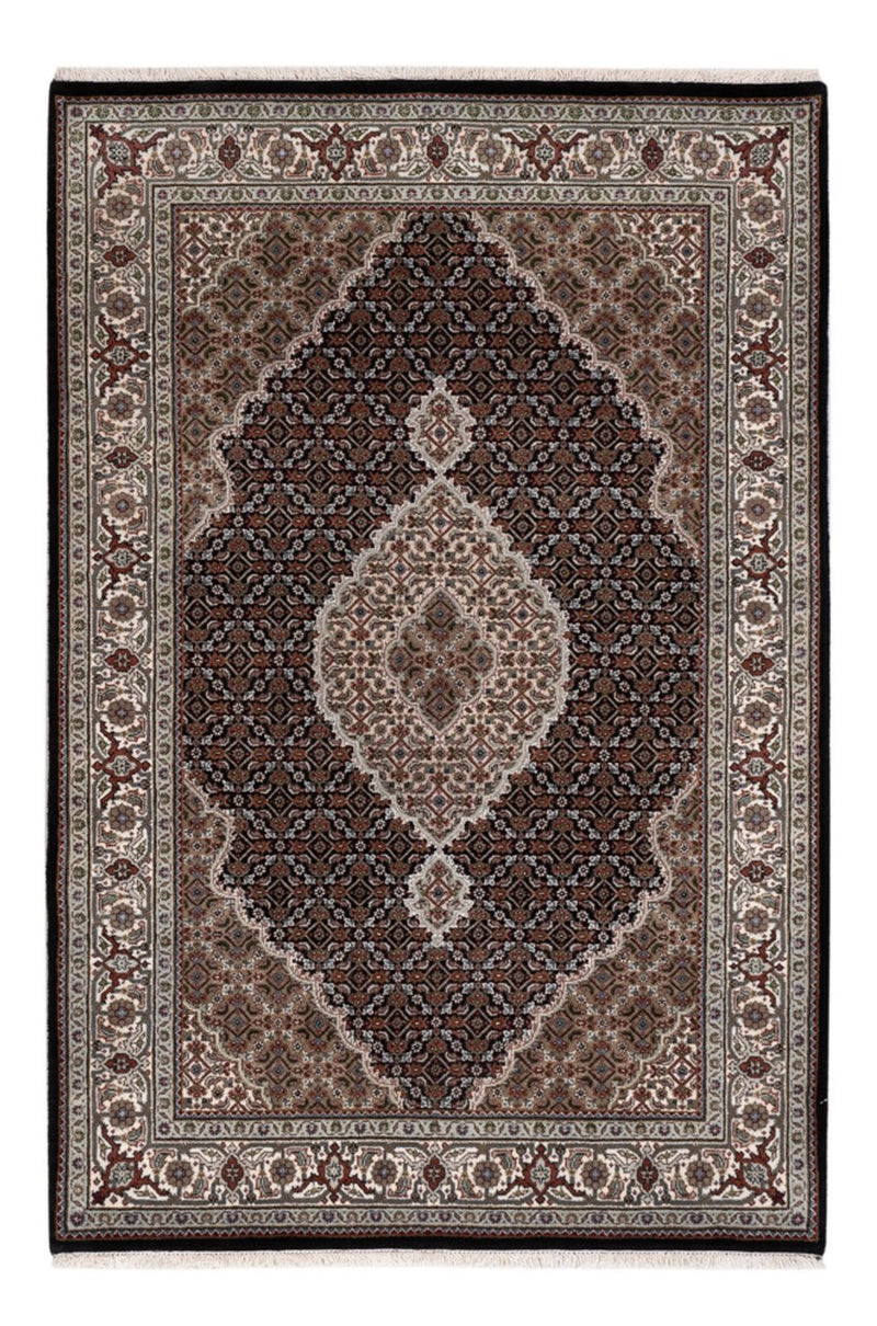 Orientteppich - Täbriz - 187 x 124 cm - dunkelbeige
