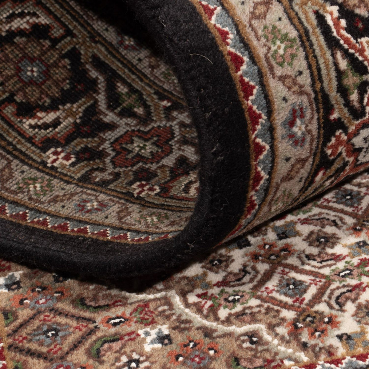 Orientteppich - Täbriz - 184 x 120 cm - dunkelbeige