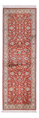 Läufer Seiden - Kaschmir Seide - 241 x 76 cm - rot