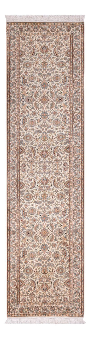 Läufer Seiden - Kaschmir Seide - 307 x 77 cm - beige