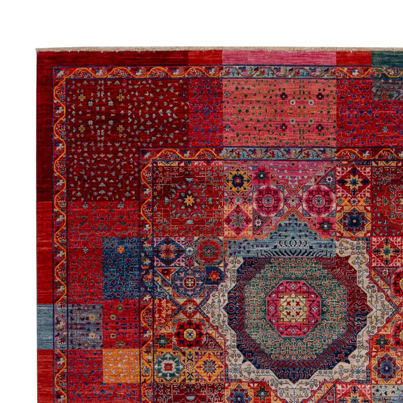 Designer Teppich - 360 x 272 cm - mehrfarbig