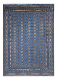 Afghan Teppich - Buchara - 344 x 248 cm - blau