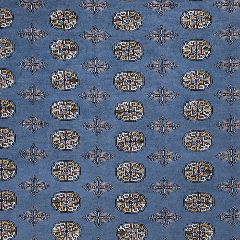 Afghan Teppich - Buchara - 341 x 240 cm - blau