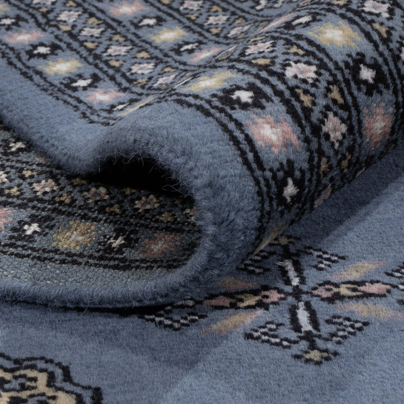 Afghan Teppich - Buchara - 341 x 240 cm - blau