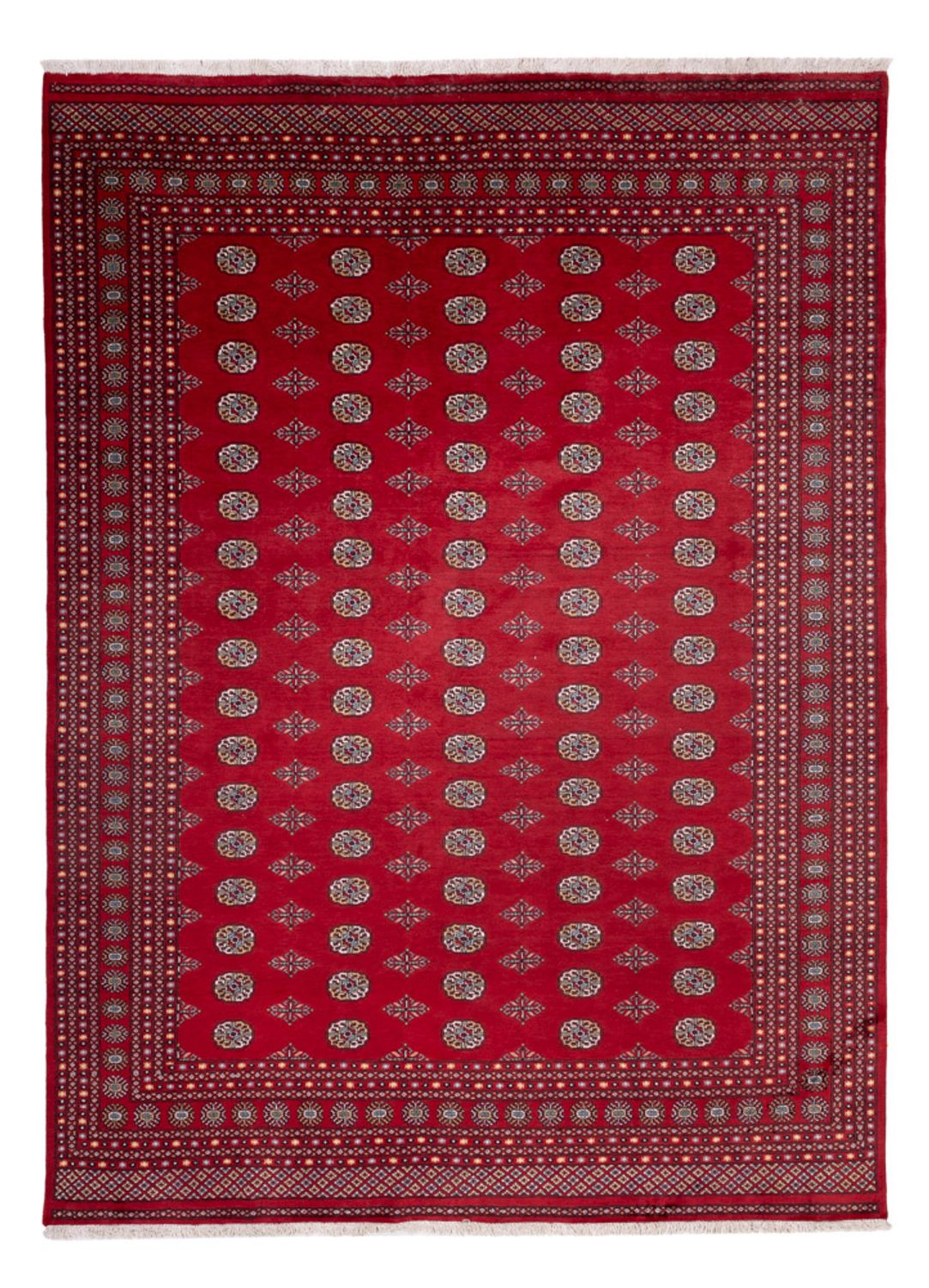 Afghan Teppich - Buchara - 380 x 277 cm - rot